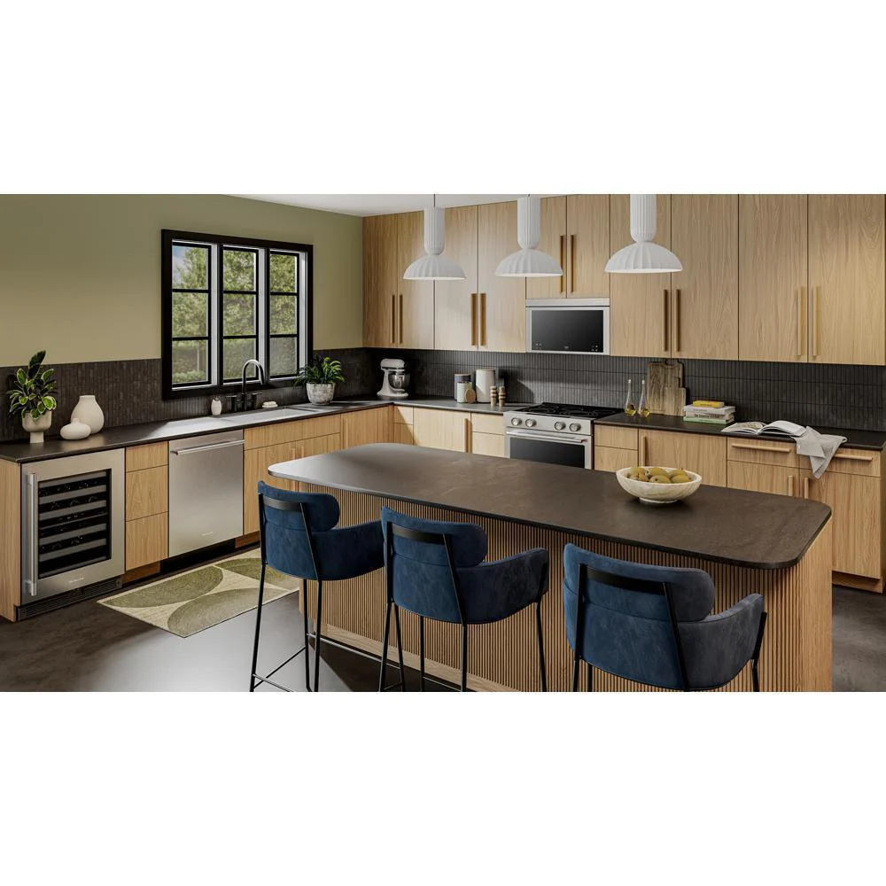 Kitchenaid KUWR324SSB 24" Undercounter Wine Cellar with Full-Extension Metal-Front Racks - Image 3