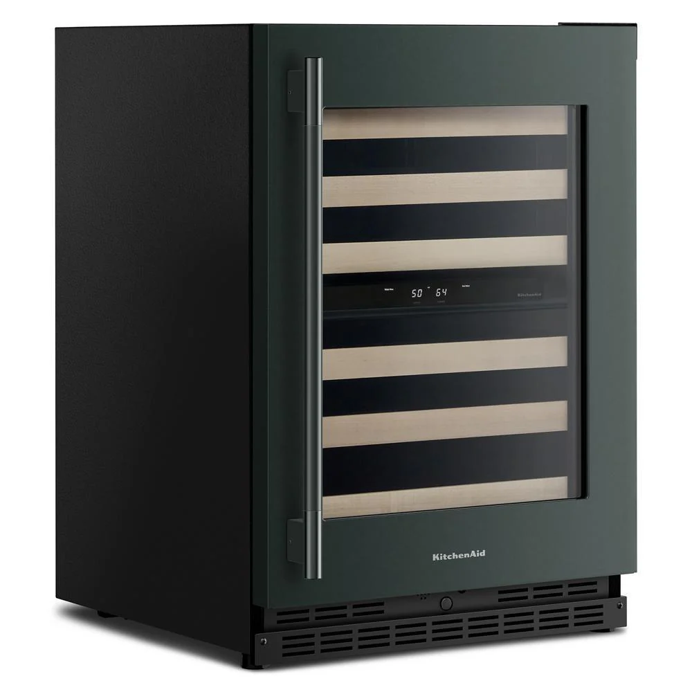 Kitchenaid KUWR524SJP 24" Undercounter Wine Cellar with Full-Extension Wood-Front Racks - Image 5
