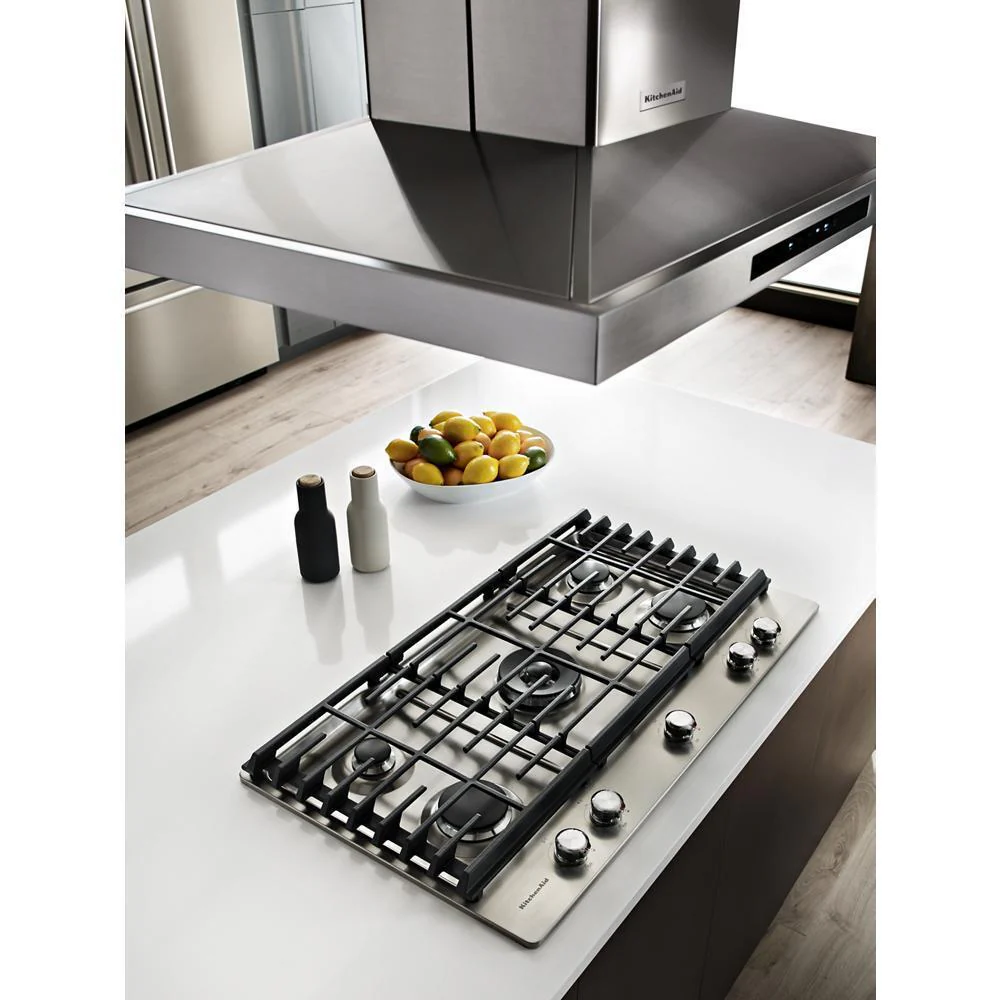 Kitchenaid KVIB606DSS 36" Island-Mount, 3-Speed Canopy Hood - Image 3