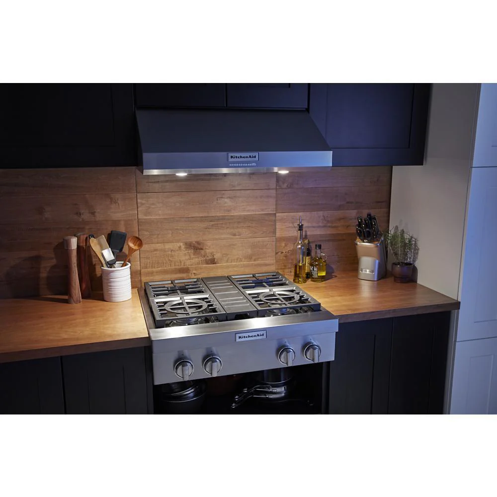 Kitchenaid KVUC600KSS 30" 585 CFM Motor Class Commercial-Style Under-Cabinet Range Hood System - Image 11