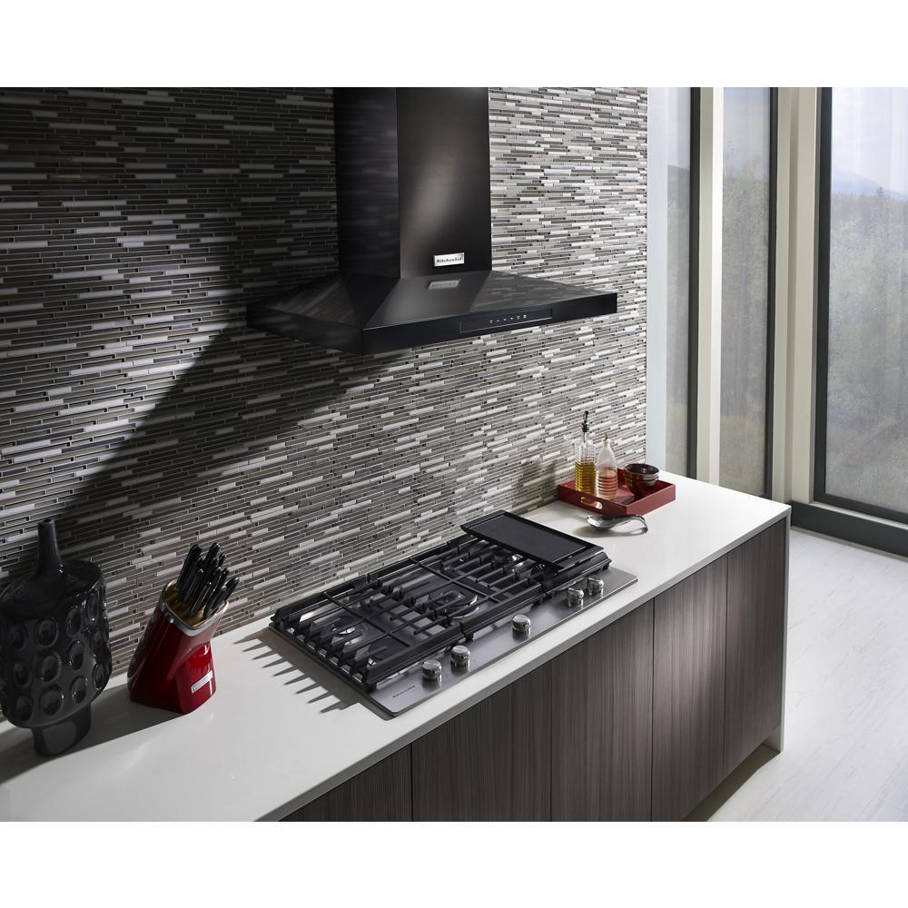 Kitchenaid KVWB606HBS 36" Wall-Mount, 3-Speed Canopy Hood - Image 11