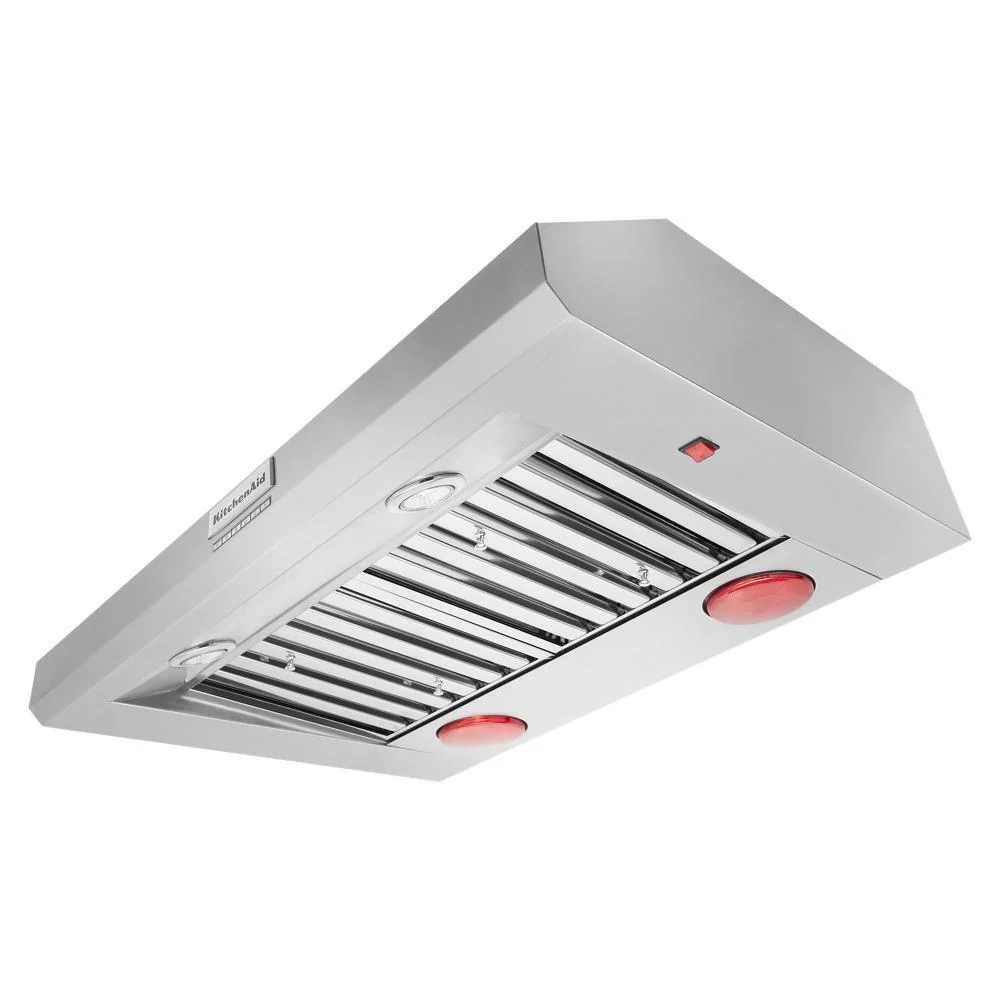Kitchenaid KVWC956KSS 36" 585 or 1170 CFM Motor Class Commercial-Style Wall-Mount Canopy Range Hood - Image 4