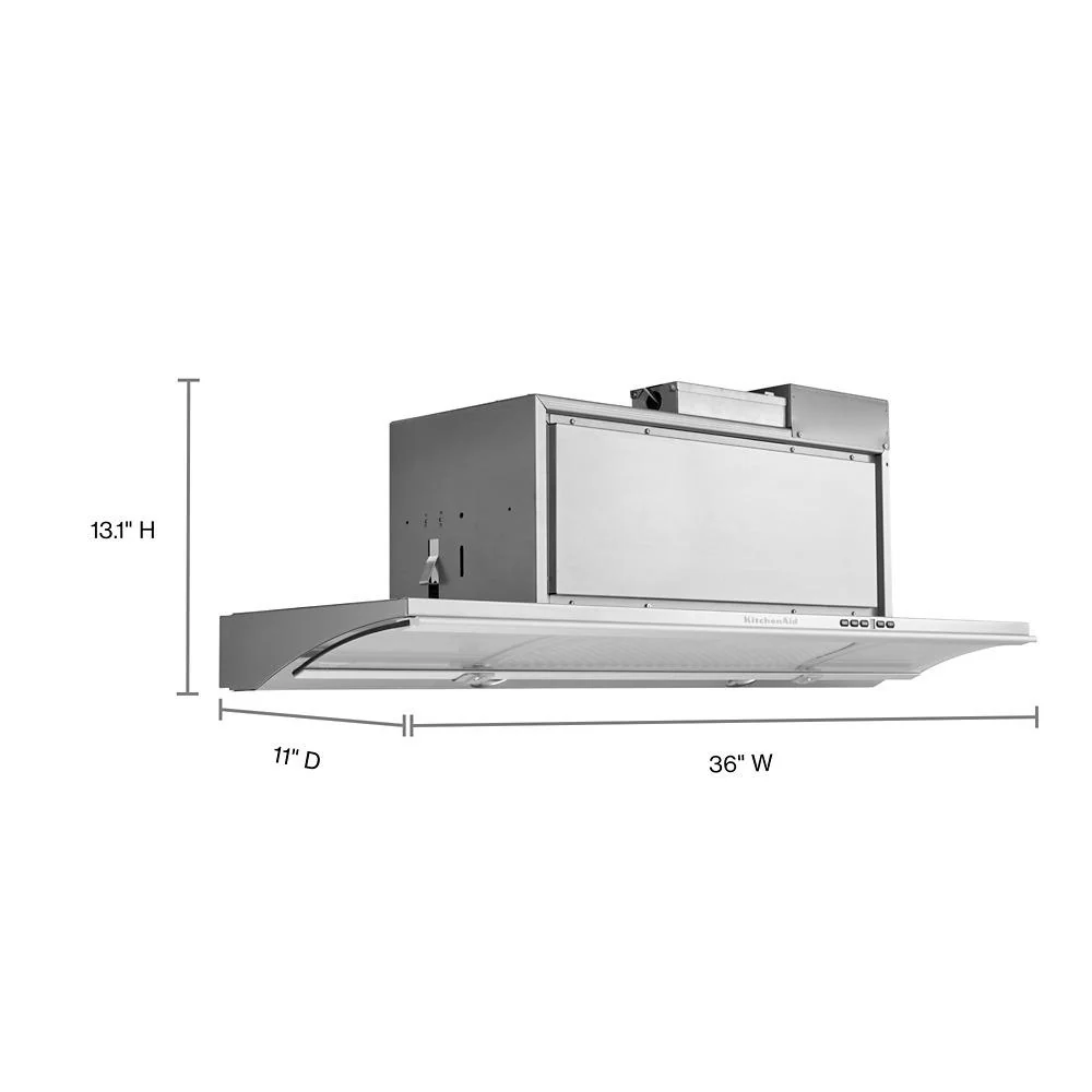 Kitchenaid KXU2836JSS 36" Slide-Out Hood - Image 13