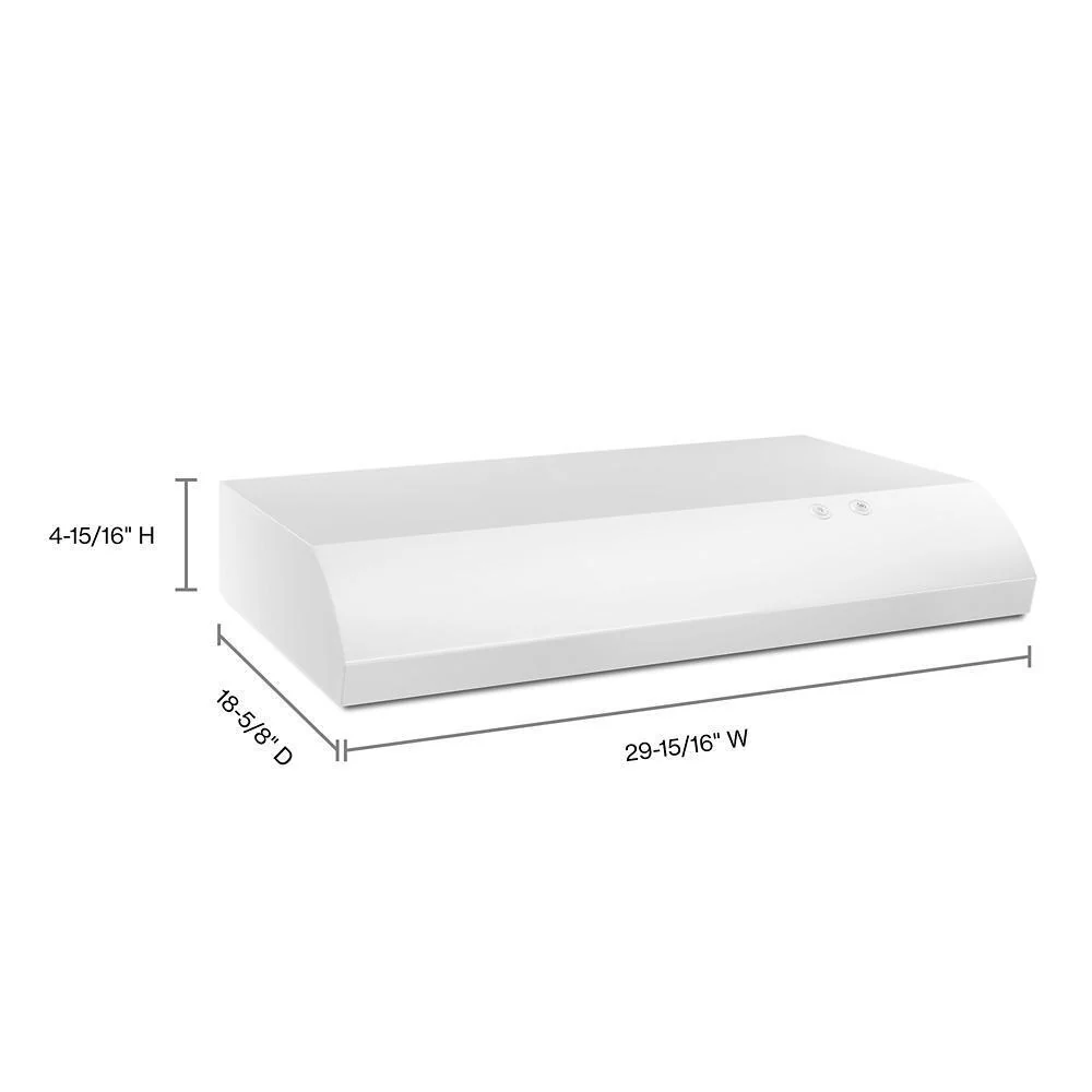 Kitchenaid UXT4030ADW 30" Range Hood with the FIT System - Image 5