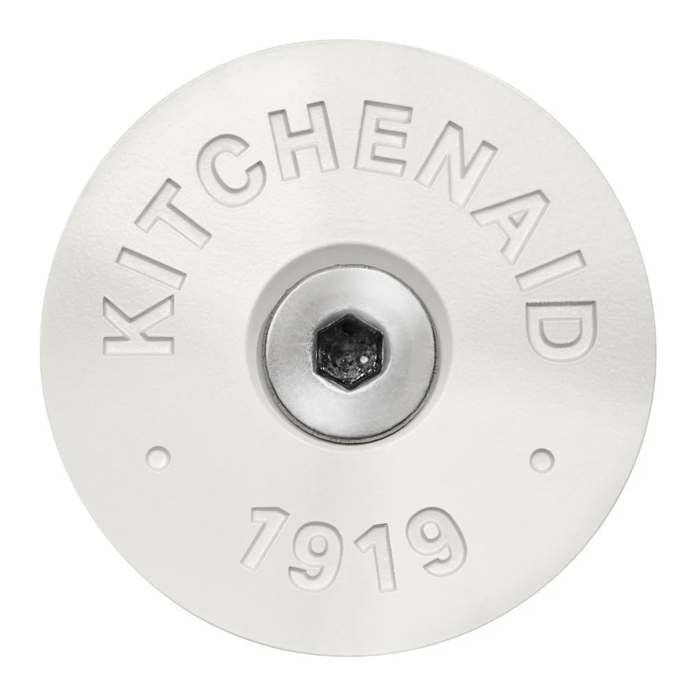 W11368841MP KitchenAid Commercial-Style Range Handle Medallion Kit - Mascarpone (Includes Two Medallions, Screws, and One 1/8-IN Hex Wrench) - Image 4