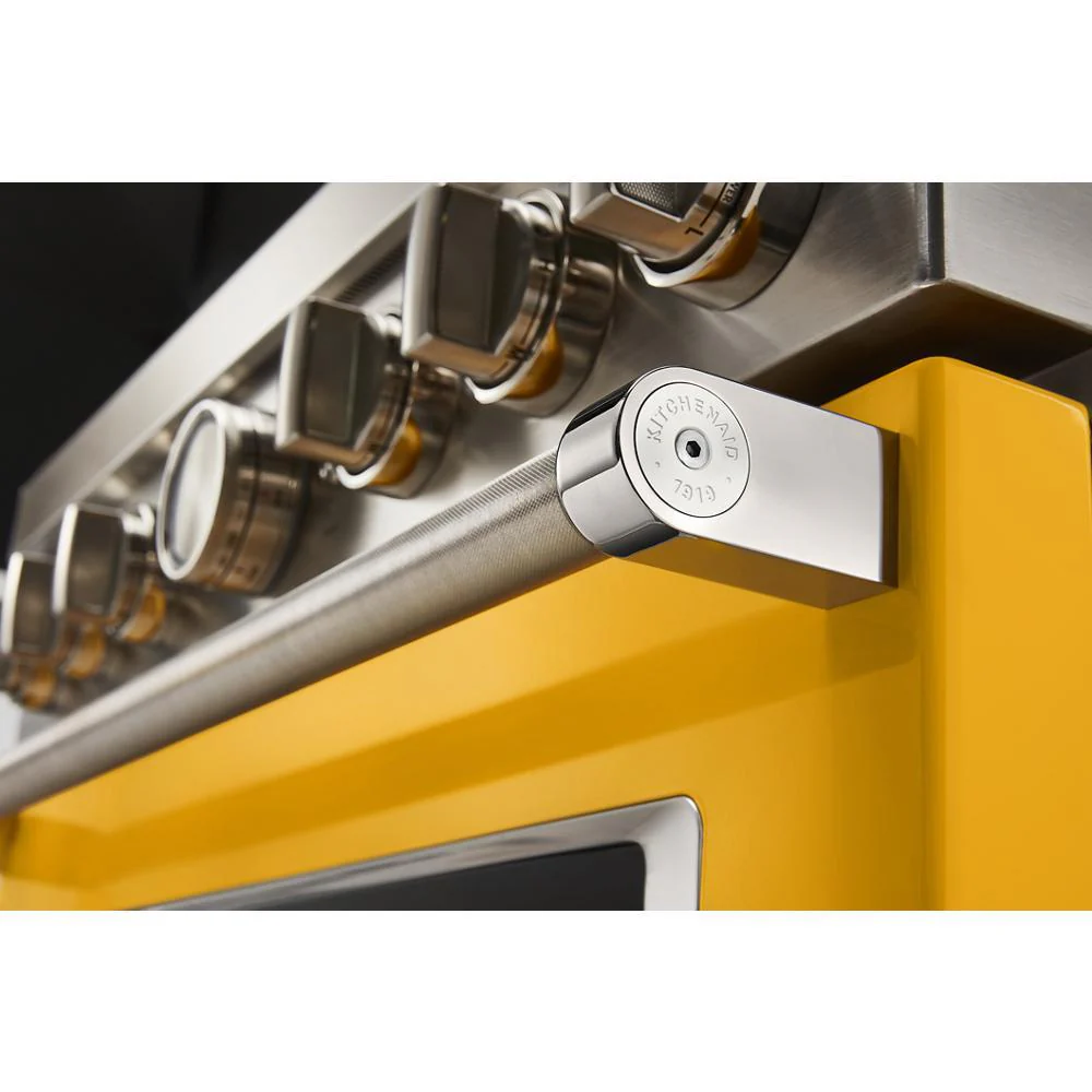 W11368841MP KitchenAid Commercial-Style Range Handle Medallion Kit - Mascarpone (Includes Two Medallions, Screws, and One 1/8-IN Hex Wrench) - Image 6