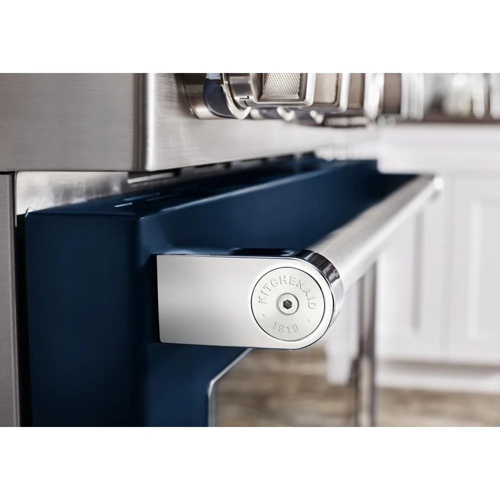 W11368841MP KitchenAid Commercial-Style Range Handle Medallion Kit - Mascarpone (Includes Two Medallions, Screws, and One 1/8-IN Hex Wrench) - Image 7