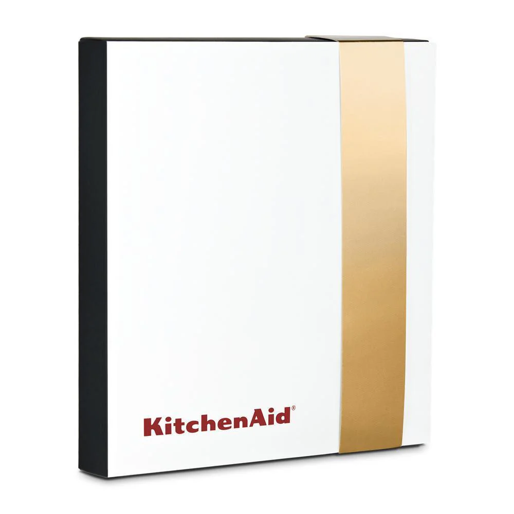 W11368841NE KitchenAid Commercial-Style Range Handle Medallion Kit - Gold (Includes Two Medallions, Screws, and One 1/8-IN Hex Wrench) - Image 2