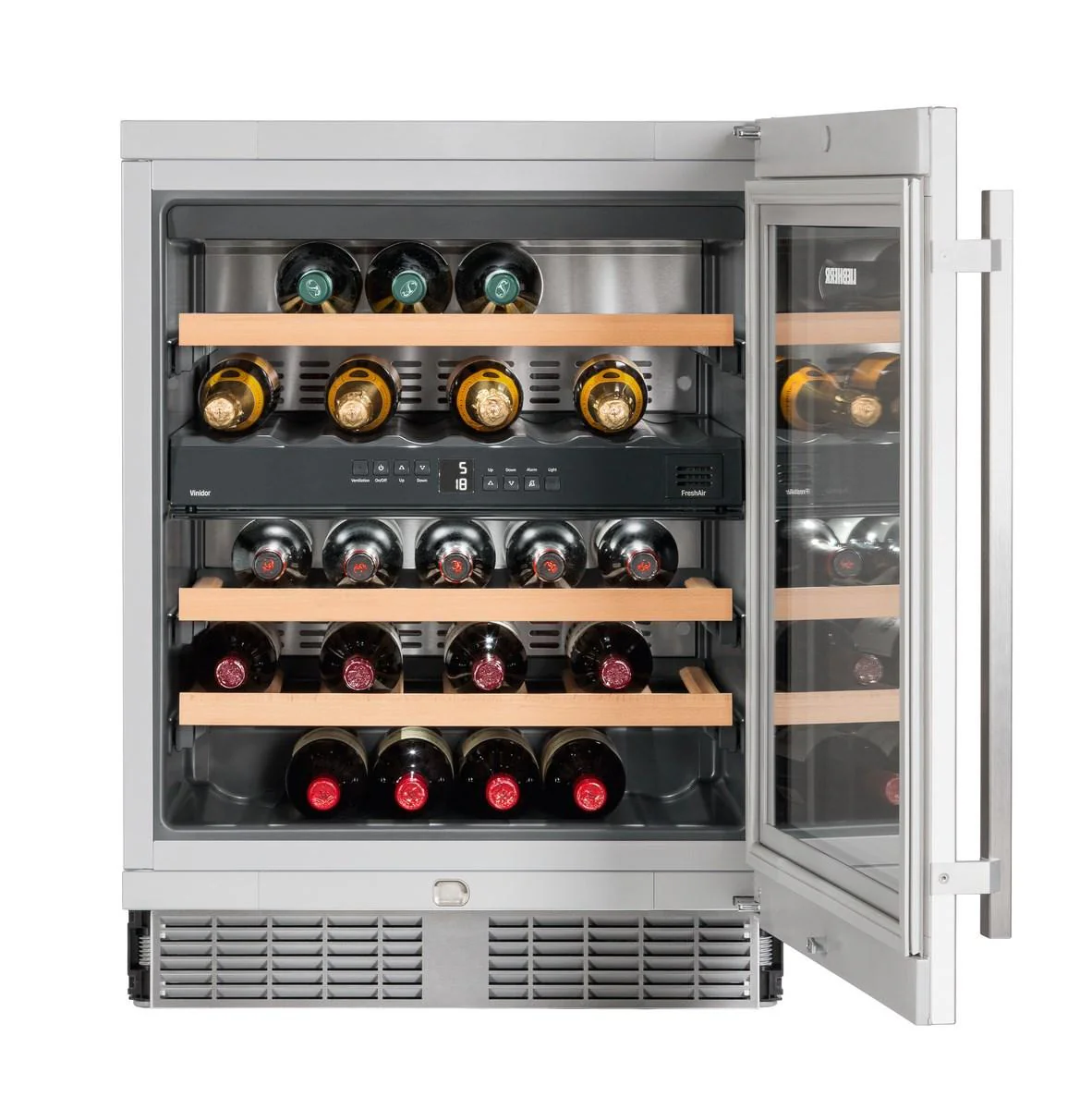 Liebherr WU3400 Undercounter Wine Cabinet, 24", Lock, 2 Zone, Reversible Door - Image 2