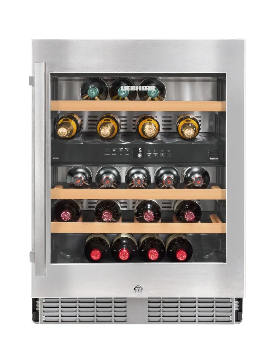 Liebherr WU3400 Undercounter Wine Cabinet, 24", Lock, 2 Zone, Reversible Door - Image 4