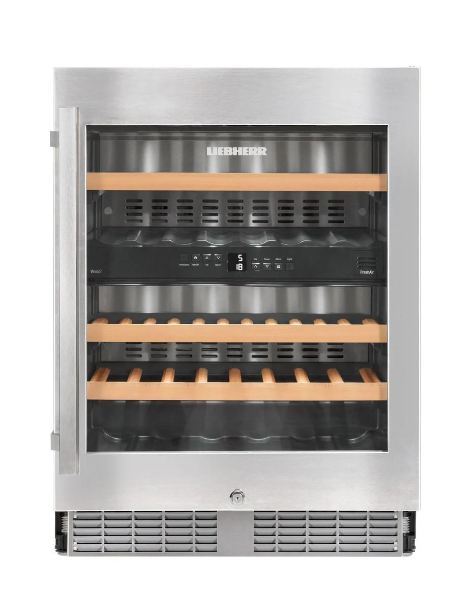 Liebherr WU3400 Undercounter Wine Cabinet, 24", Lock, 2 Zone, Reversible Door - Image 8