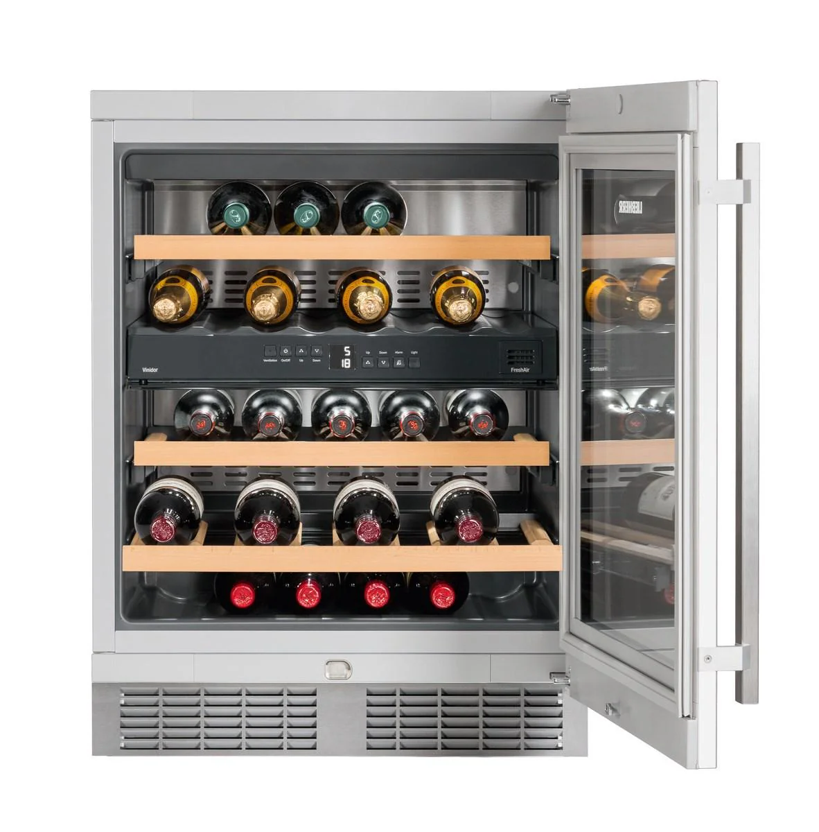 Liebherr WU3400 Undercounter Wine Cabinet, 24", Lock, 2 Zone, Reversible Door - Image 9