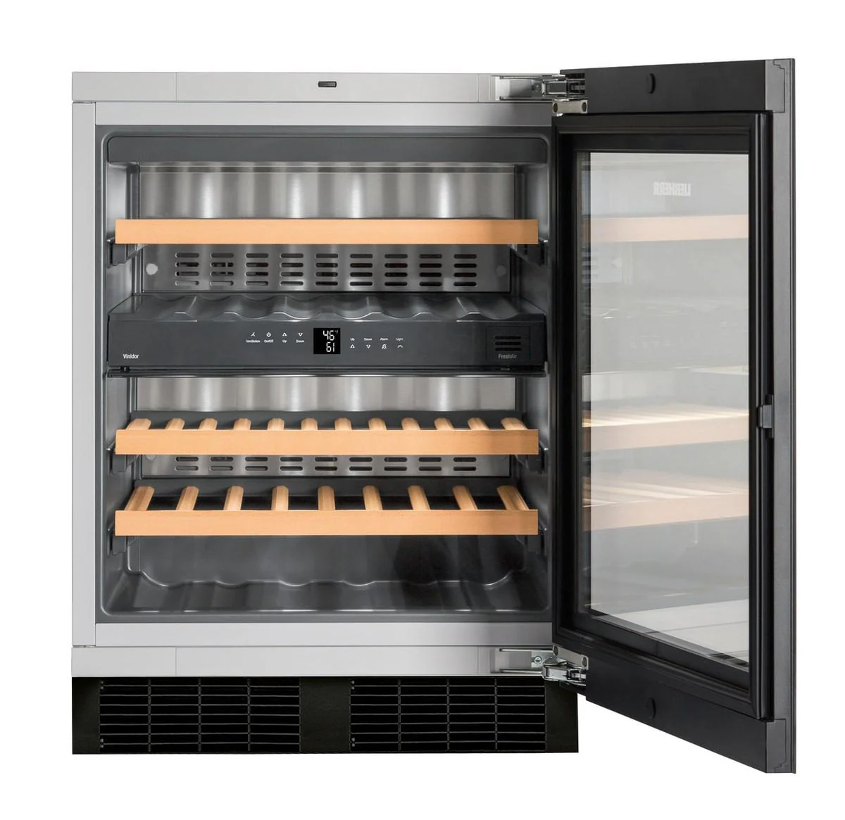 Liebherr WUGB3400 Undercounter Wine Cabinet, 24", Lock, 2 Zone, Reversible Door - Image 3