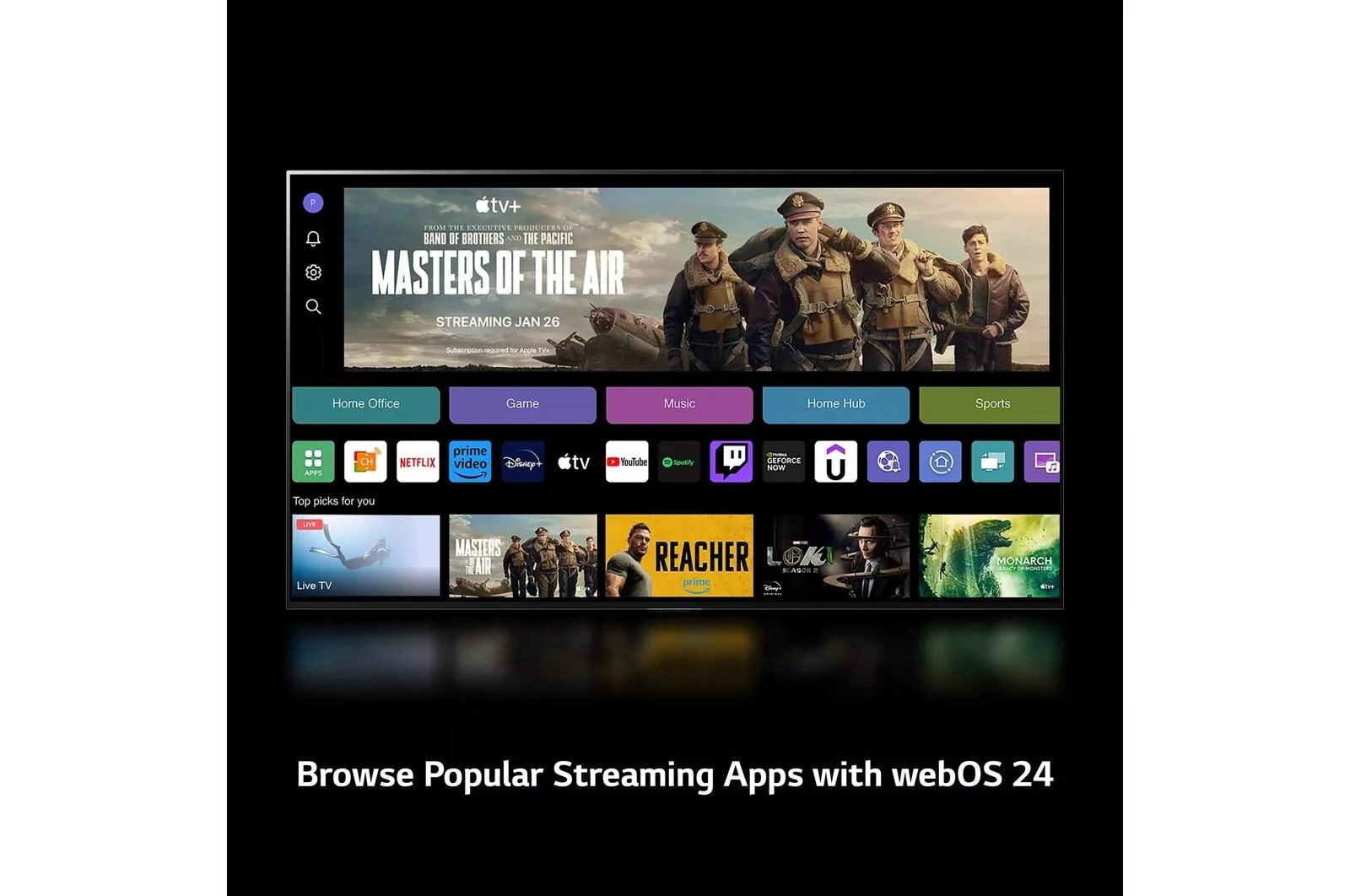 50UT7570PUB LG 50 Inch Class UHD Series 4K UHD TV with webOS 24 - Image 6