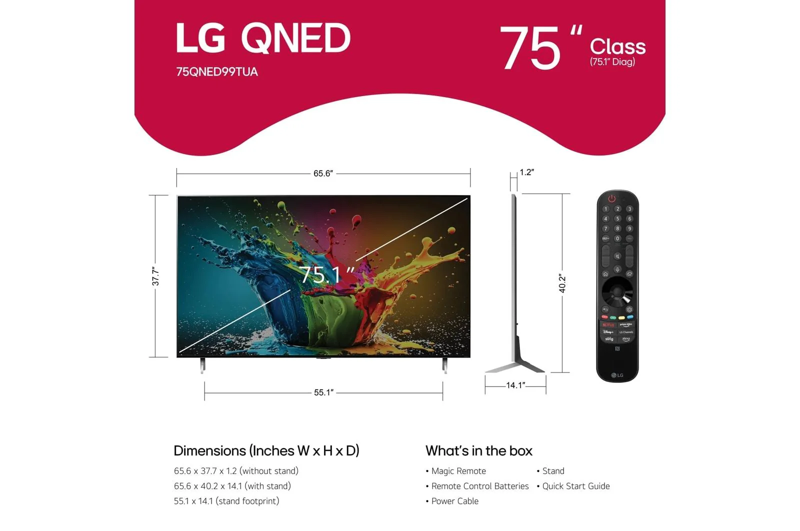 Lg 75QNED99TUA 75 Inch Class QNED 8K MiniLED Smart TV 2024 - Image 13