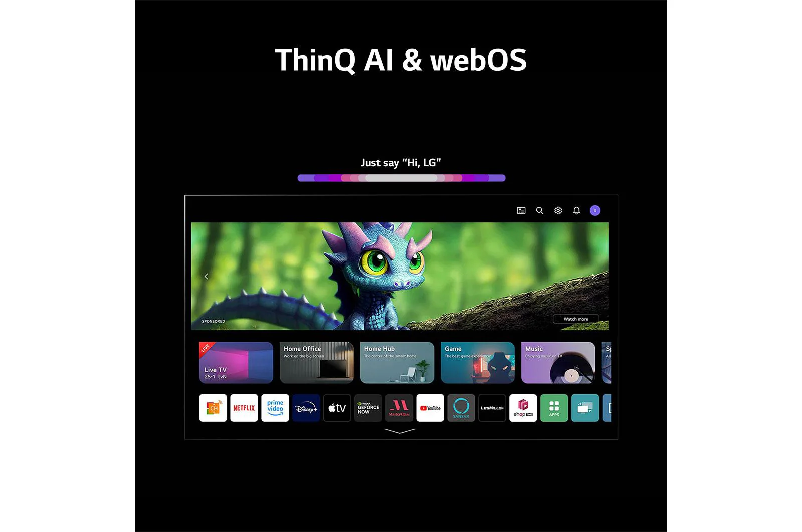 75UR9000PUA LG 75 Inch Class UR9000 series LED 4K UHD Smart webOS 23 w/ ThinQ AI TV - Image 5