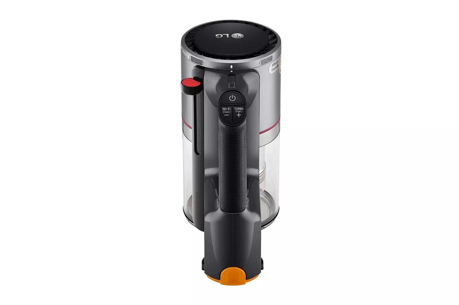 Lg A925KSM CordZero™ Kompressor® Cordless Stick Vacuum with Dual Floor Max Nozzle - Matte Silver - Image 6