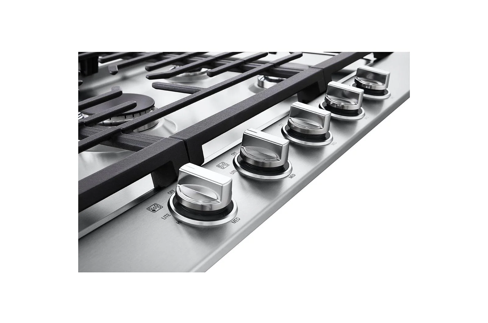 Lg CBGJ3623S 36 Inch Gas Cooktop with UltraHeat™ 20K BTU Burner - Image 6