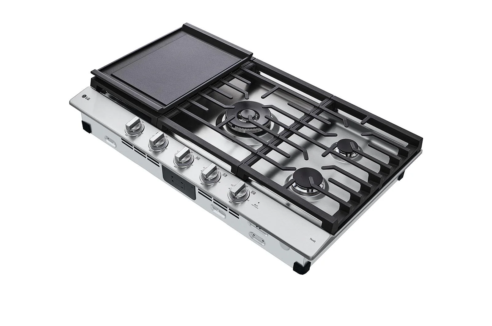Lg CBGJ3627S 36" Smart Gas Cooktop with UltraHeat™ 22K BTU Dual Burner and LED Knobs - Image 6