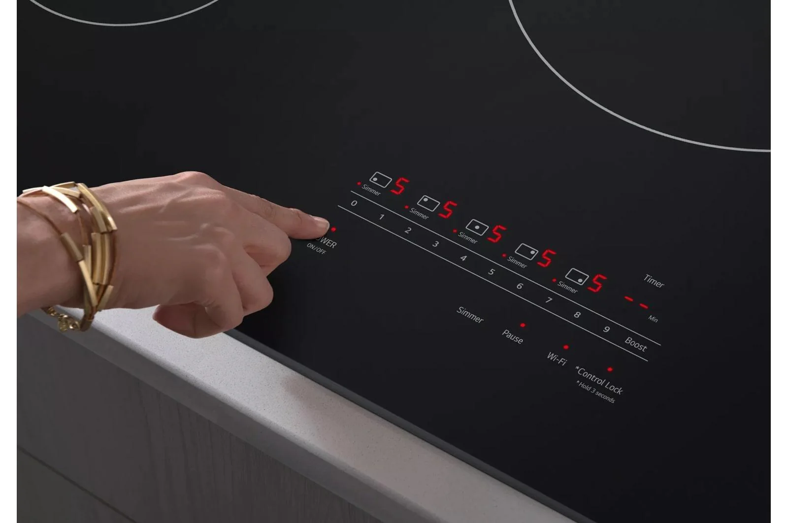Lg CBIH3613BE 36 Inch Smart Induction Cooktop with UltraHeat™ 4.3kW Element - Image 4