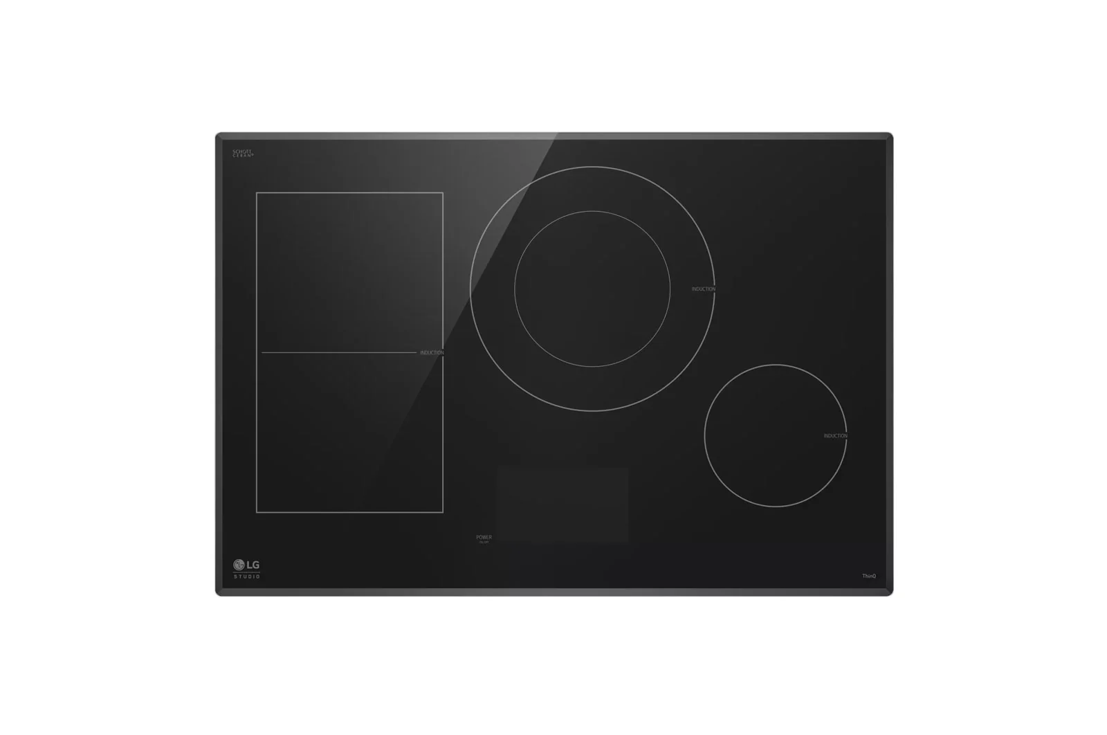CBIS3018BE LG STUDIO 30 Inch Induction Cooktop with 4 Burners and Flexible Cooking Zone - Image 2