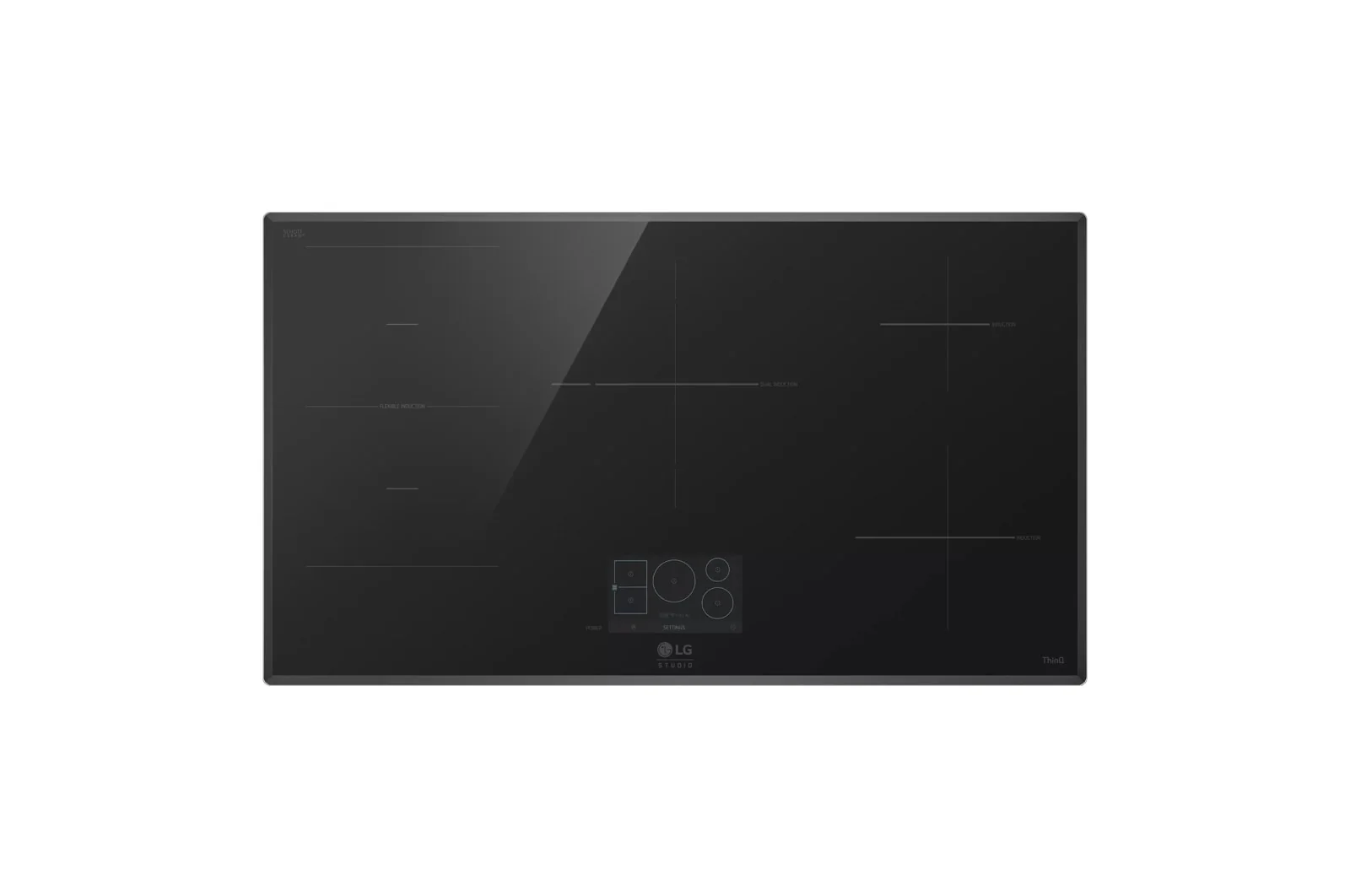 CBIS3618BE LG STUDIO 36 Inch Induction Cooktop with 5 Burners and Flexible Cooking Zone - Image 4
