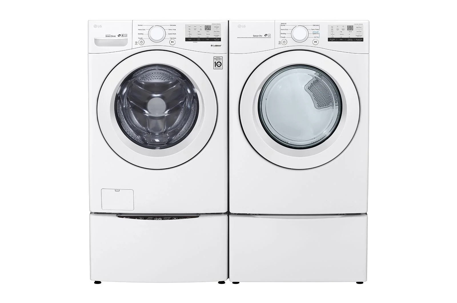 Lg DLE3400W 7.4 cu. ft. Large Capacity Electric Dryer - White - Image 10
