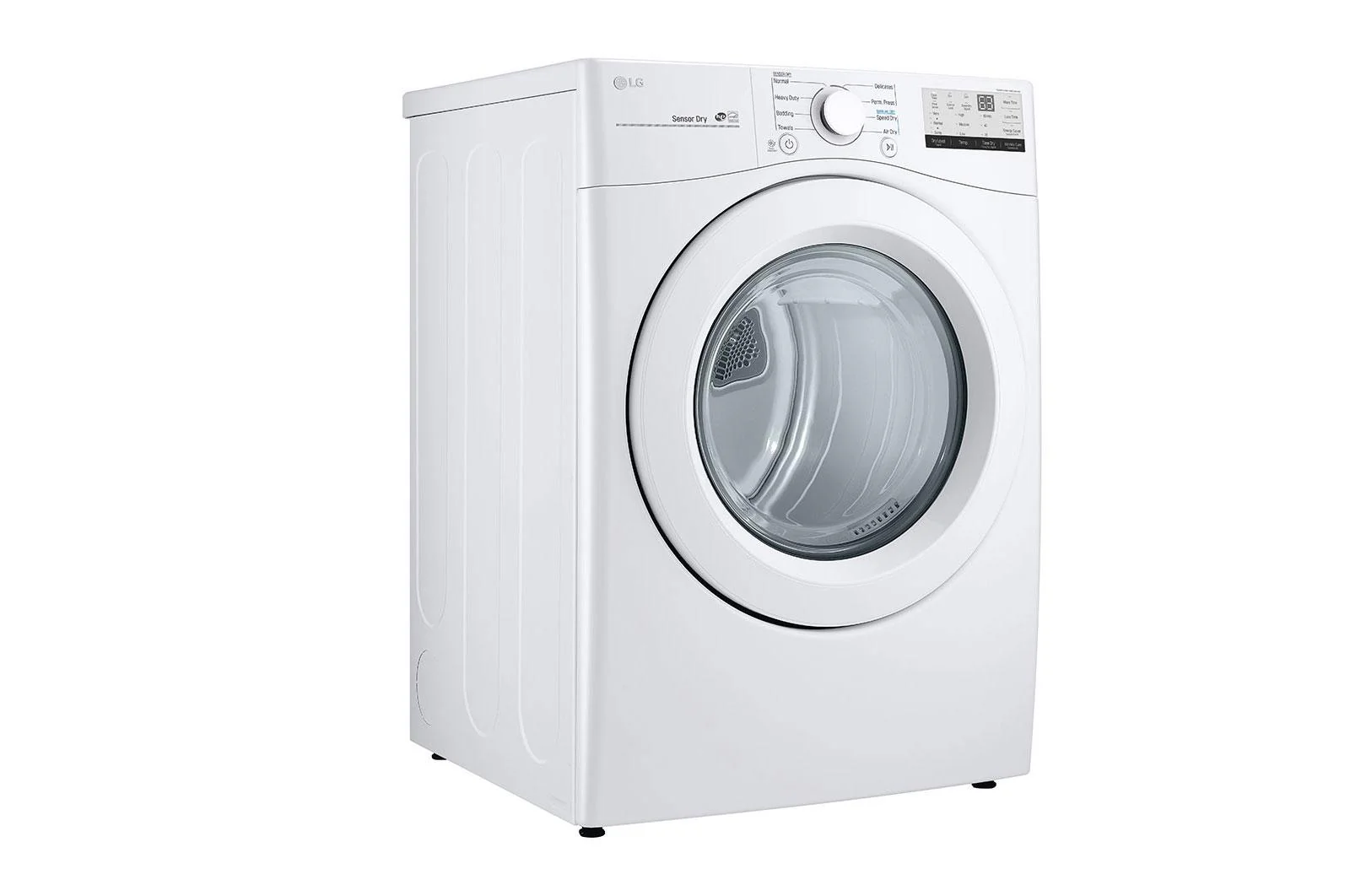 Lg DLE3400W 7.4 cu. ft. Large Capacity Electric Dryer - White - Image 3