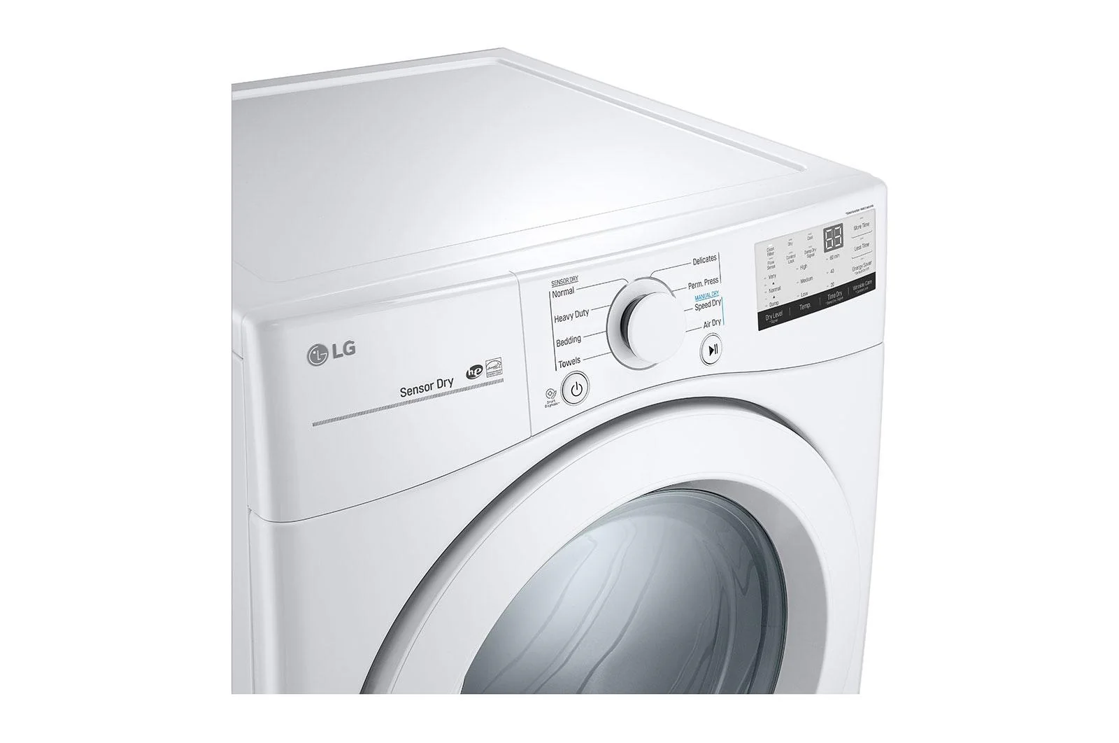 Lg DLE3400W 7.4 cu. ft. Large Capacity Electric Dryer - White - Image 7