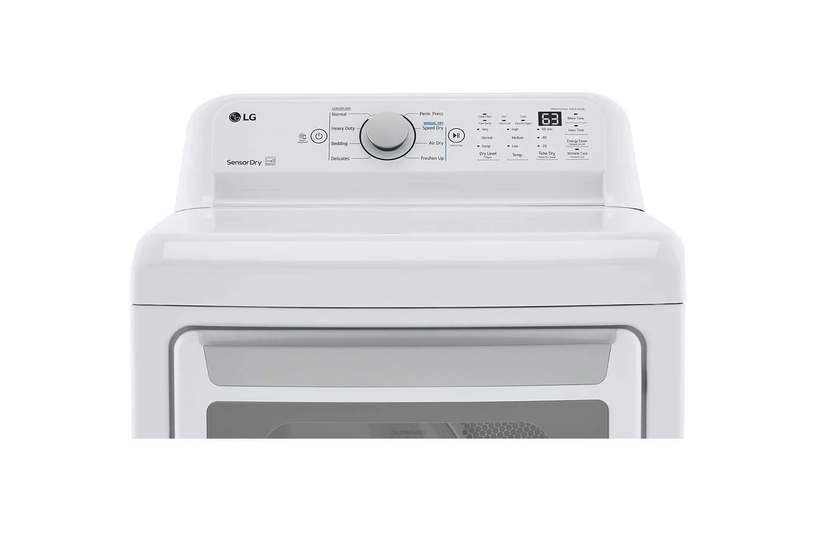 Lg DLE7150W 7.3 cu. ft. Ultra Large Capacity Electric Dryer with Sensor Dry Technology - Image 7