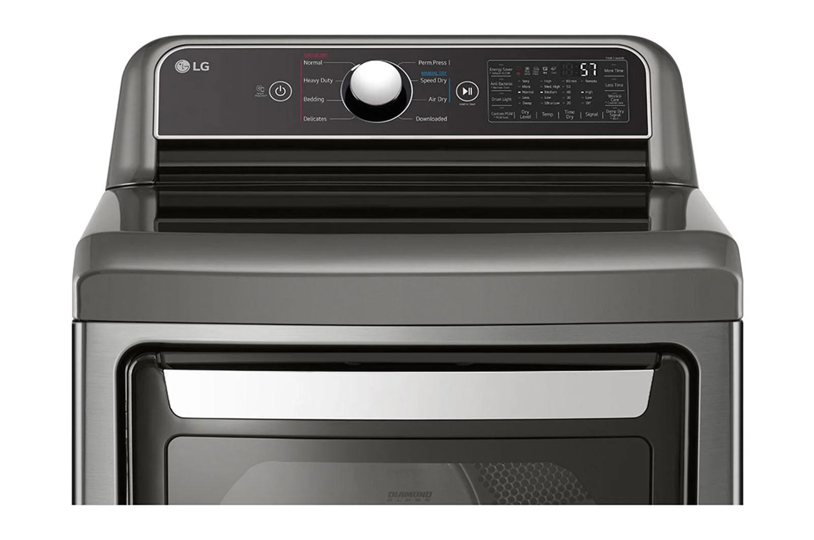 Lg 7.3 cu. ft. Ultra Large Capacity Smart wi-fi Enabled Rear Control Electric Dryer with EasyLoad™ Door - Image 6