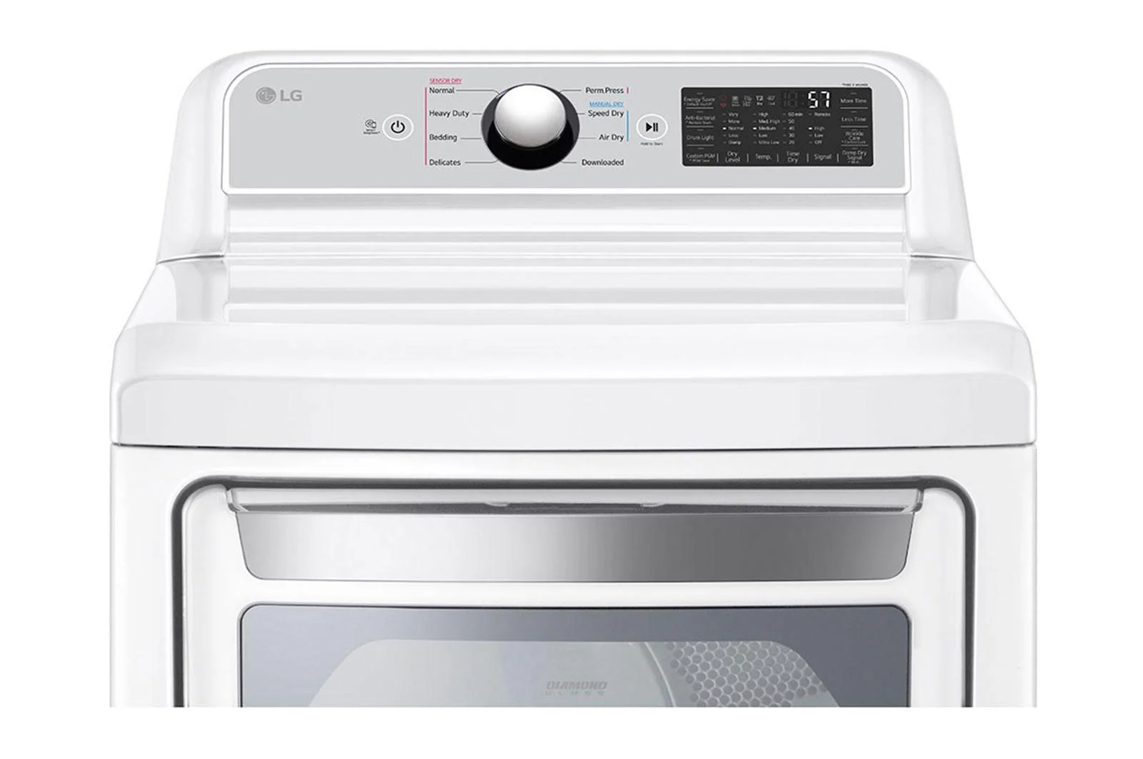 Lg 7.3 cu. ft. Ultra Large Capacity Smart wi-fi Enabled Rear Control Electric Dryer with EasyLoad™ Door - Image 6