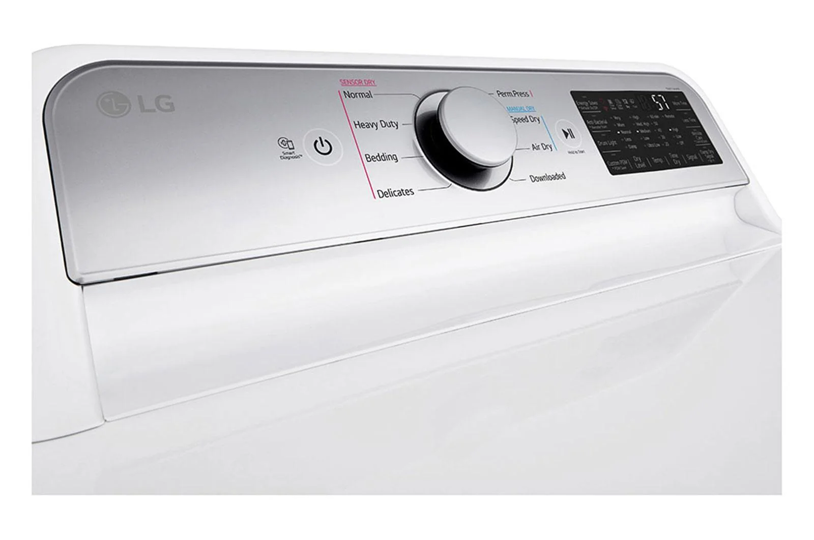 Lg 7.3 cu. ft. Ultra Large Capacity Smart wi-fi Enabled Rear Control Electric Dryer with EasyLoad™ Door - Image 7