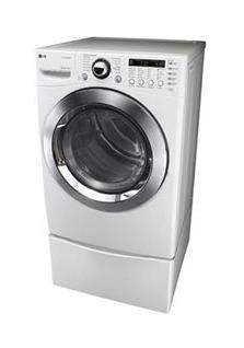 Lg DLEX3360W 7.4 cu.ft. Ultra-Large Capacity SteamDryer™ with NeveRust™ Stainless Steel Drum (Electric) - Image 3
