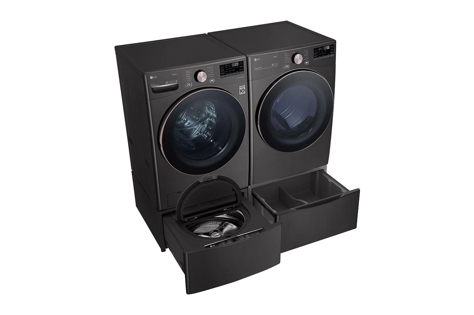 Lg DLEX4000B 7.4 cu. ft. Ultra Large Capacity Smart Wi-Fi Enabled Front Load Electric Dryer with TurboSteam™ and Built-In Intelligence - Image 12