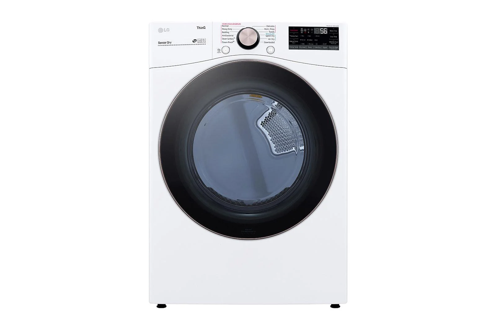 Lg DLEX4000W 7.4 cu. ft. Large Capacity Front Load Electric Dryer - White - Image 3