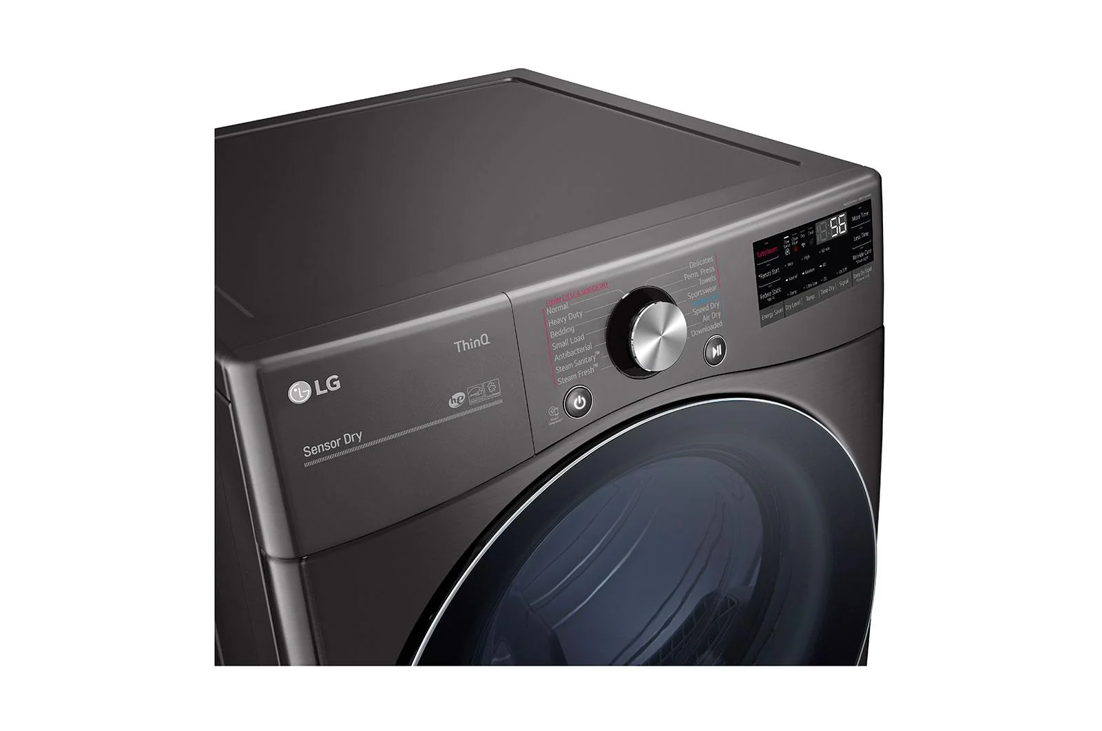 Lg DLEX4200B 7.4 cu. ft. Ultra Large Capacity Smart Wi-Fi Enabled Front Load Electric Dryer with TurboSteam™ and Built-In Intelligence - Image 8