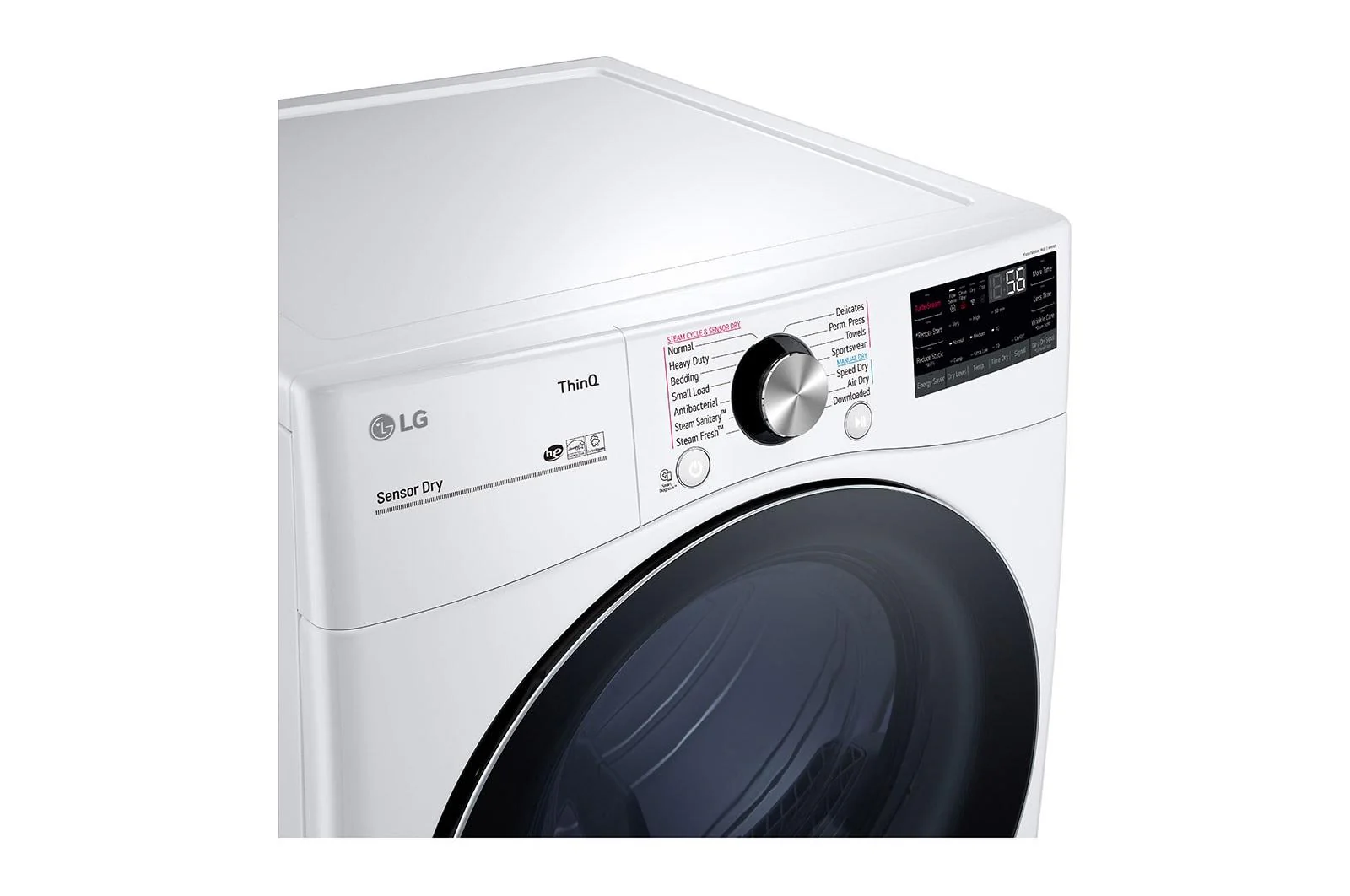 Lg DLEX4200W 7.4 cu. ft. Ultra Large Capacity Smart Wi-Fi Enabled Front Load Electric Dryer with TurboSteam™ and Built-In Intelligence - Image 8