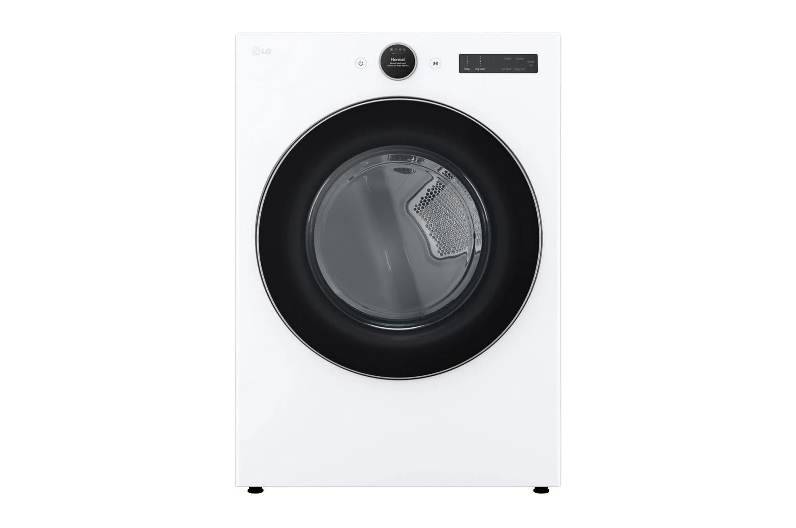 Lg DLEX5500W 7.4 cu. ft. Ultra Large Capacity Smart Front Load Electric ENERGY STAR Dryer with Sensor Dry & Steam Technology
