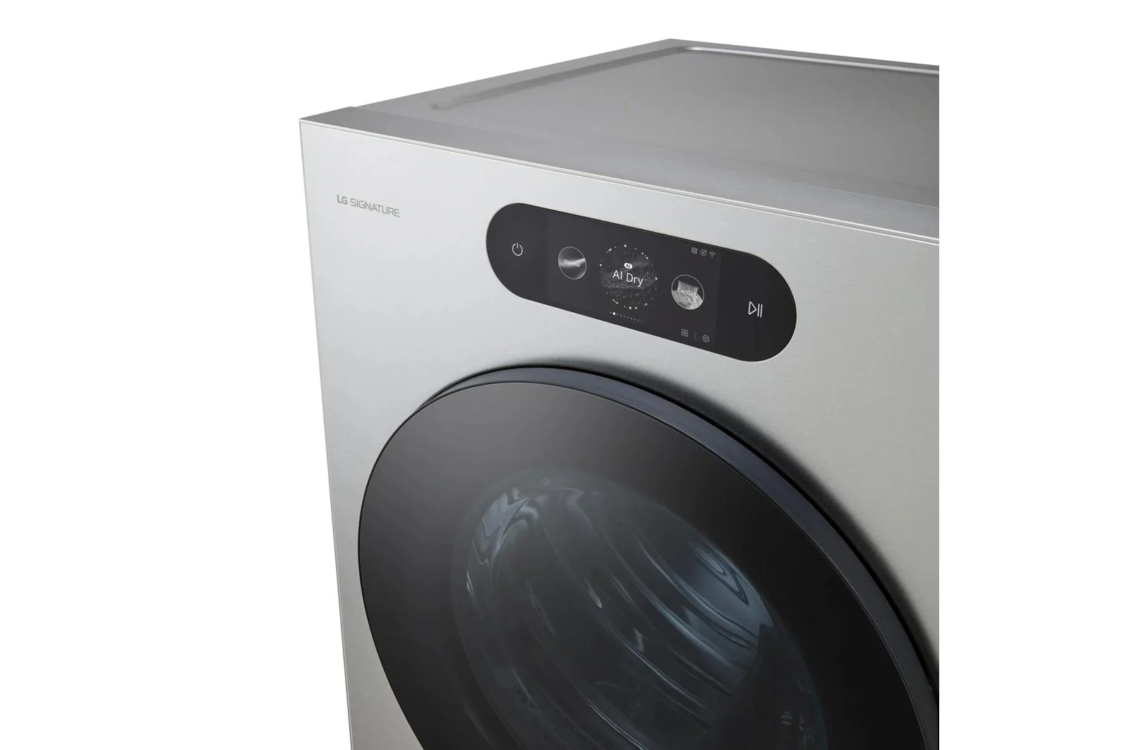 DLEX9900S LG SIGNATURE 9.0 cu. ft. Mega Capacity Smart Front Load Electric Dryer with Built-In Intelligence, TurboSteam® and Touch LCD Control - Image 8