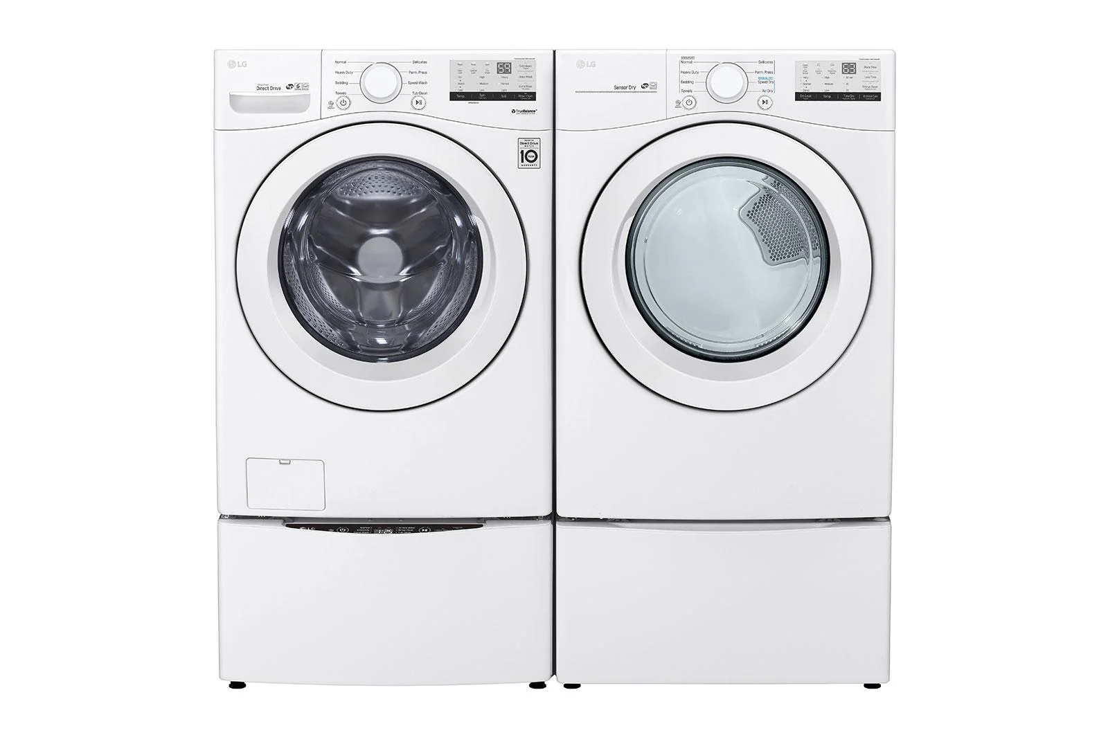 Lg DLG3401W 7.4 cu. ft. Ultra Large Capacity Front Load Gas Dryer - White - Image 10