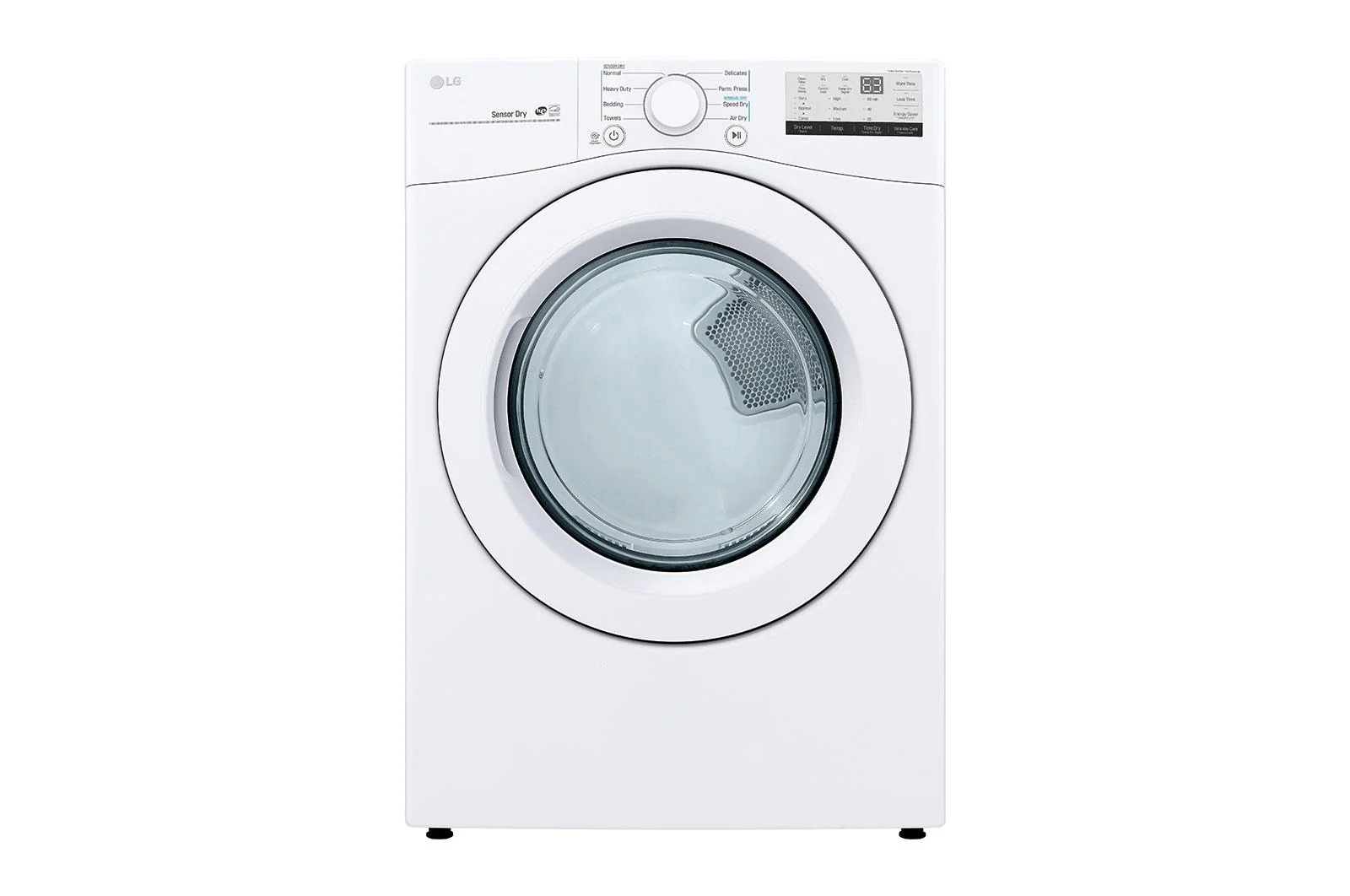 Lg DLG3401W 7.4 cu. ft. Ultra Large Capacity Front Load Gas Dryer - White - Image 2