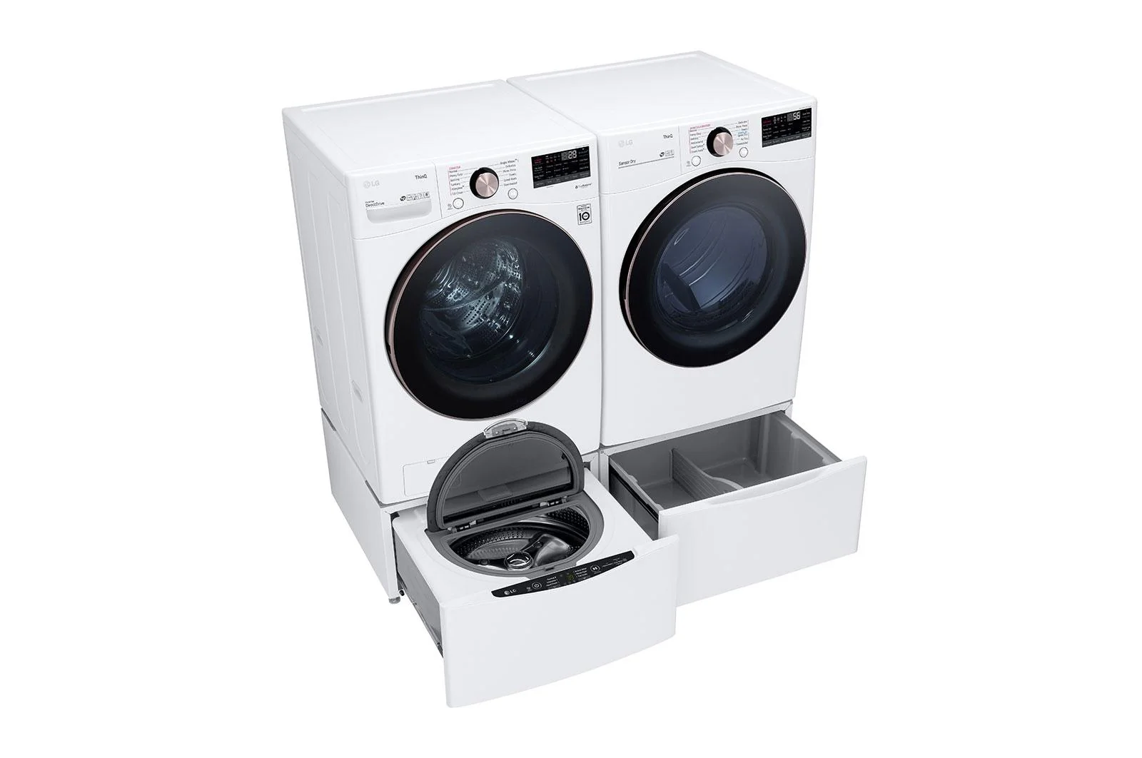 Lg DLGX4001W 7.4 cu. ft. Large Capacity Front Load Gas Dryer - White - Image 12