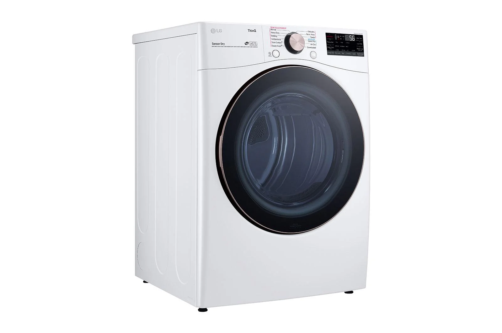Lg DLGX4001W 7.4 cu. ft. Large Capacity Front Load Gas Dryer - White - Image 4