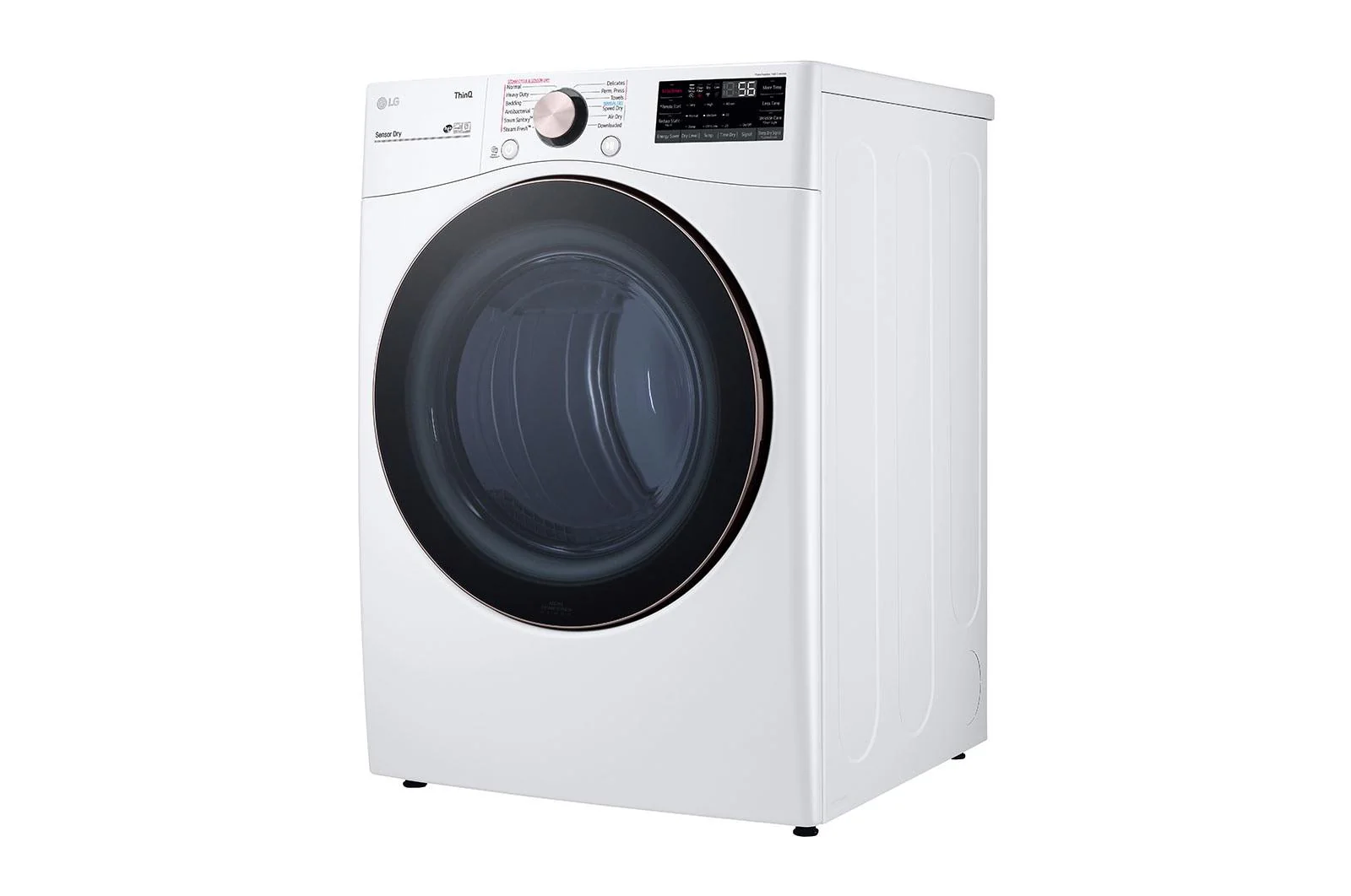 Lg DLGX4001W 7.4 cu. ft. Large Capacity Front Load Gas Dryer - White - Image 5