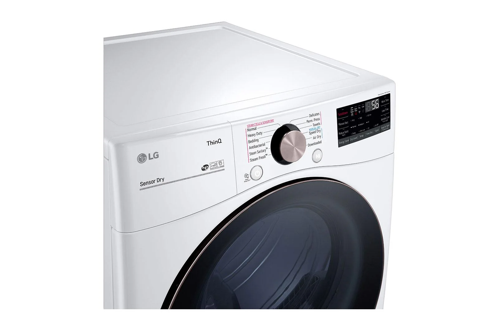 Lg DLGX4001W 7.4 cu. ft. Large Capacity Front Load Gas Dryer - White - Image 8