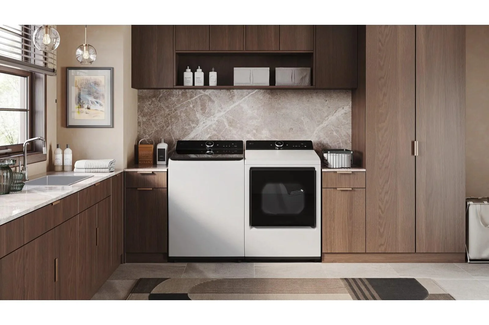 Lg DLGX8601WE 7.3 cu. ft. Ultra Large High Efficiency Gas TurboSteam™ LG EasyLoad™ Door, Wi-Fi Connectivity, White - Image 20