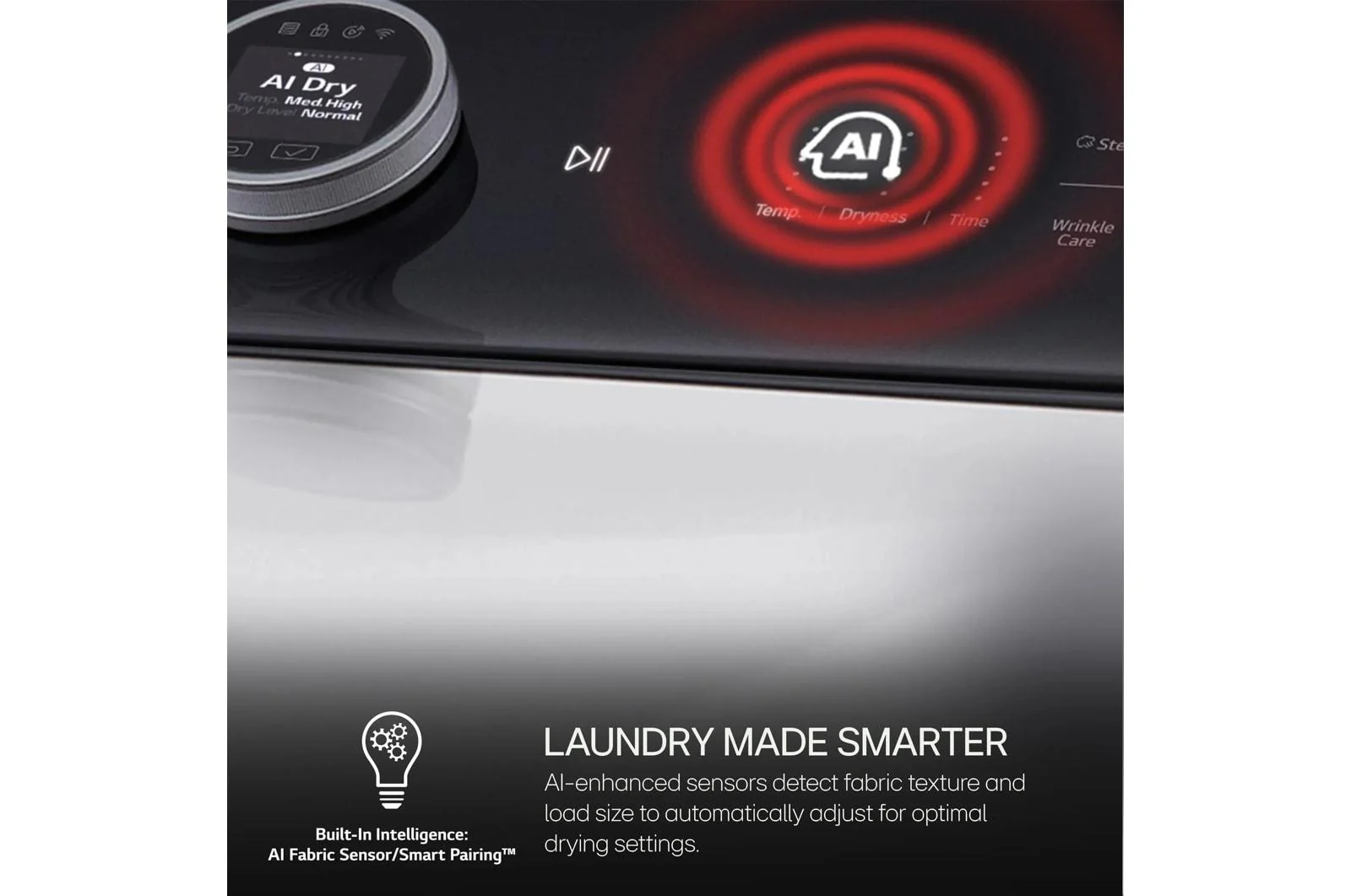 Lg DLGX8601WE 7.3 cu. ft. Ultra Large High Efficiency Gas TurboSteam™ LG EasyLoad™ Door, Wi-Fi Connectivity, White - Image 5