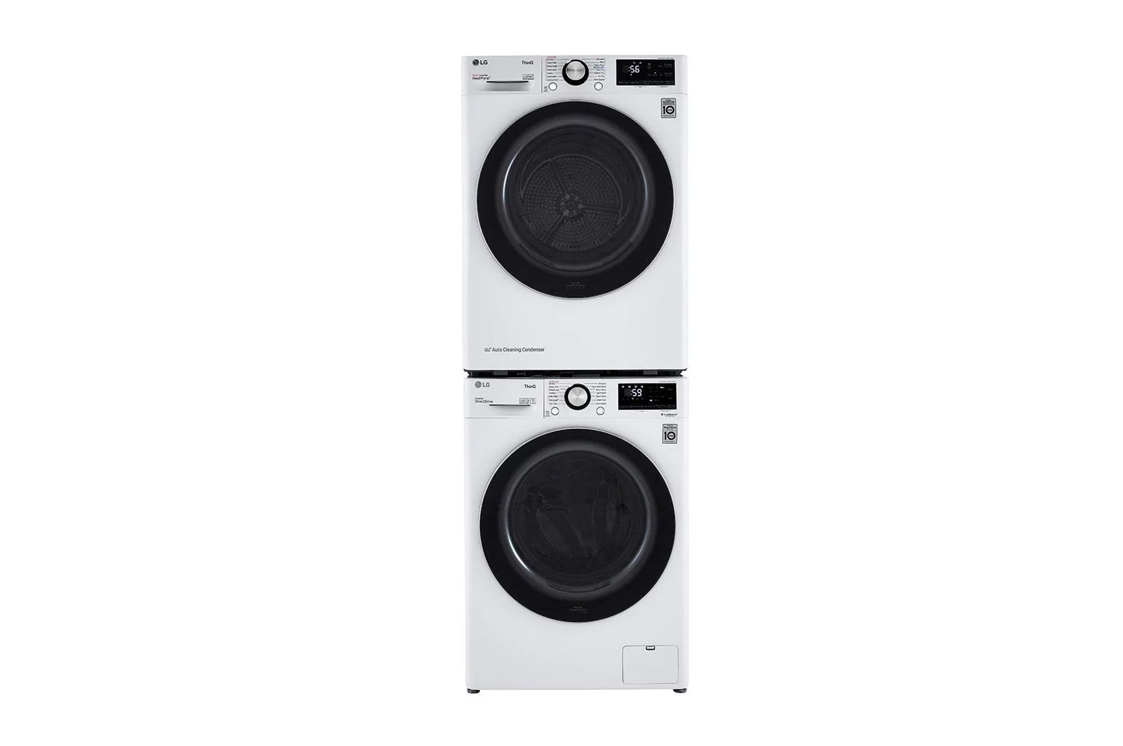 Lg DLHC1455W 4.2 cu. ft. Smart Wi-Fi Enabled Compact Front Load Dryer with Dual Inverter HeatPump™ Technology - Image 10