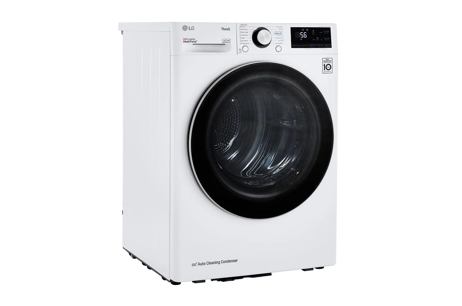 Lg DLHC1455W 4.2 cu. ft. Smart Wi-Fi Enabled Compact Front Load Dryer with Dual Inverter HeatPump™ Technology - Image 3